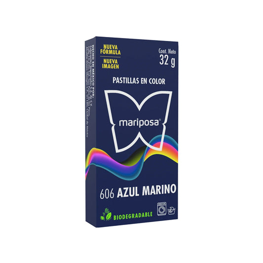 Colorante azul marino Mariposa 606