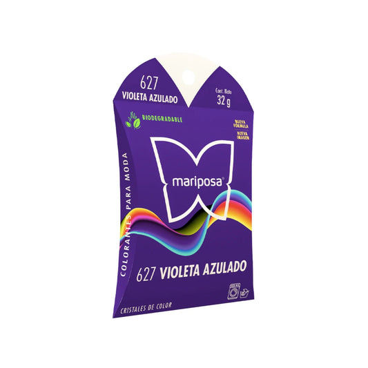 Colorante violeta azulado cristales Mariposa 627