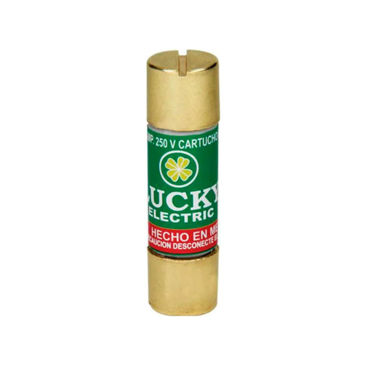 Fusible cartucho Lucky Electric 250V dorado para protección de circuitos eléctricos