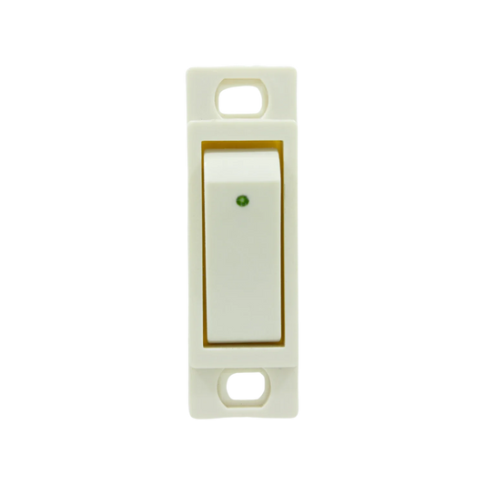 Apagador sencillo blanco León LA02