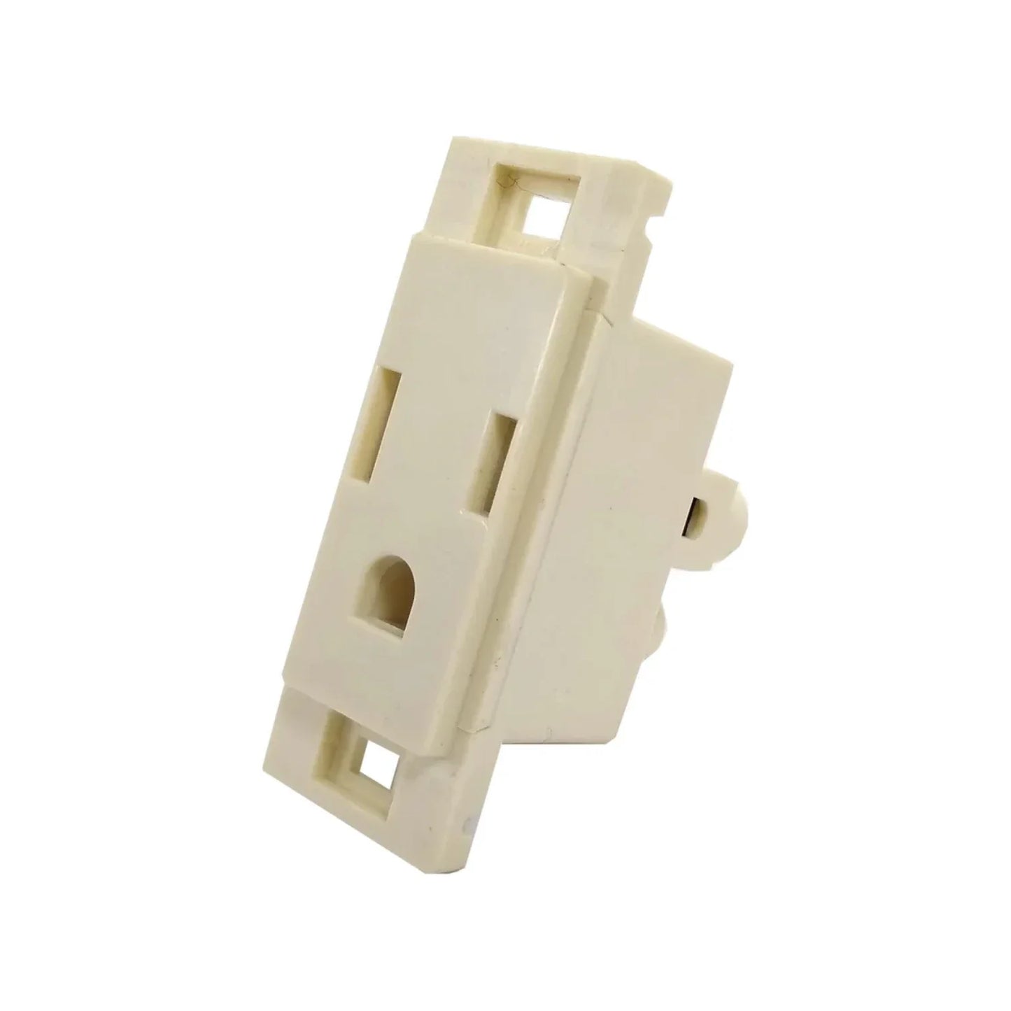 Contacto aterrizado marfil León LC01