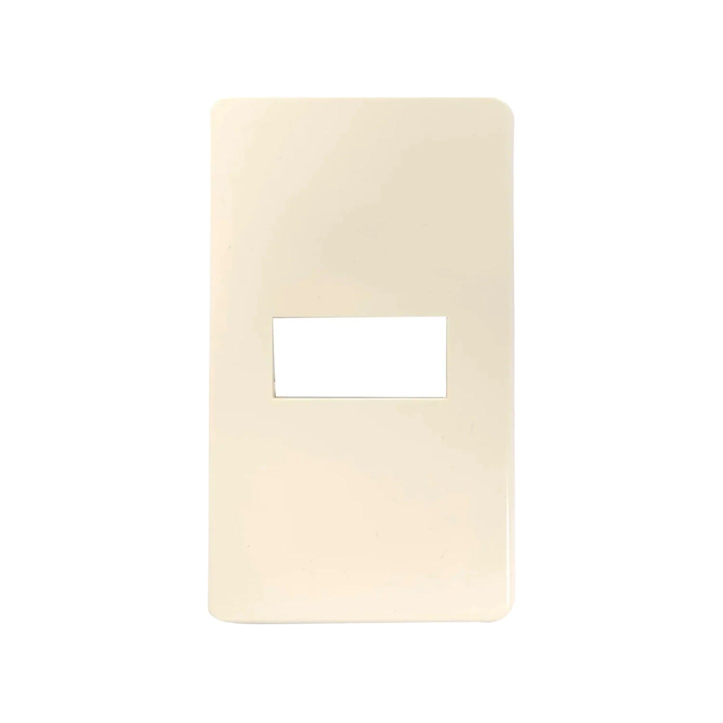 Placa 1 ventana marfil León LP04/LP01