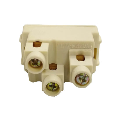 Contacto industrial aterrizado marfil León CSM04 evolución