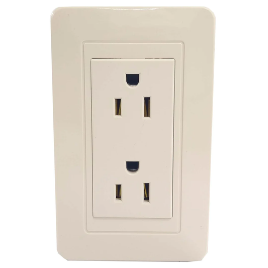 Placa 2 contacto marfil León L11806M