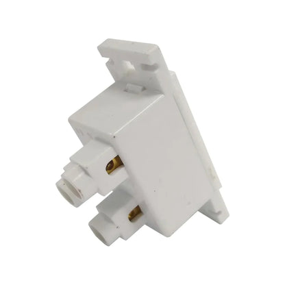 Contacto aterrizado blanco León LC01-B