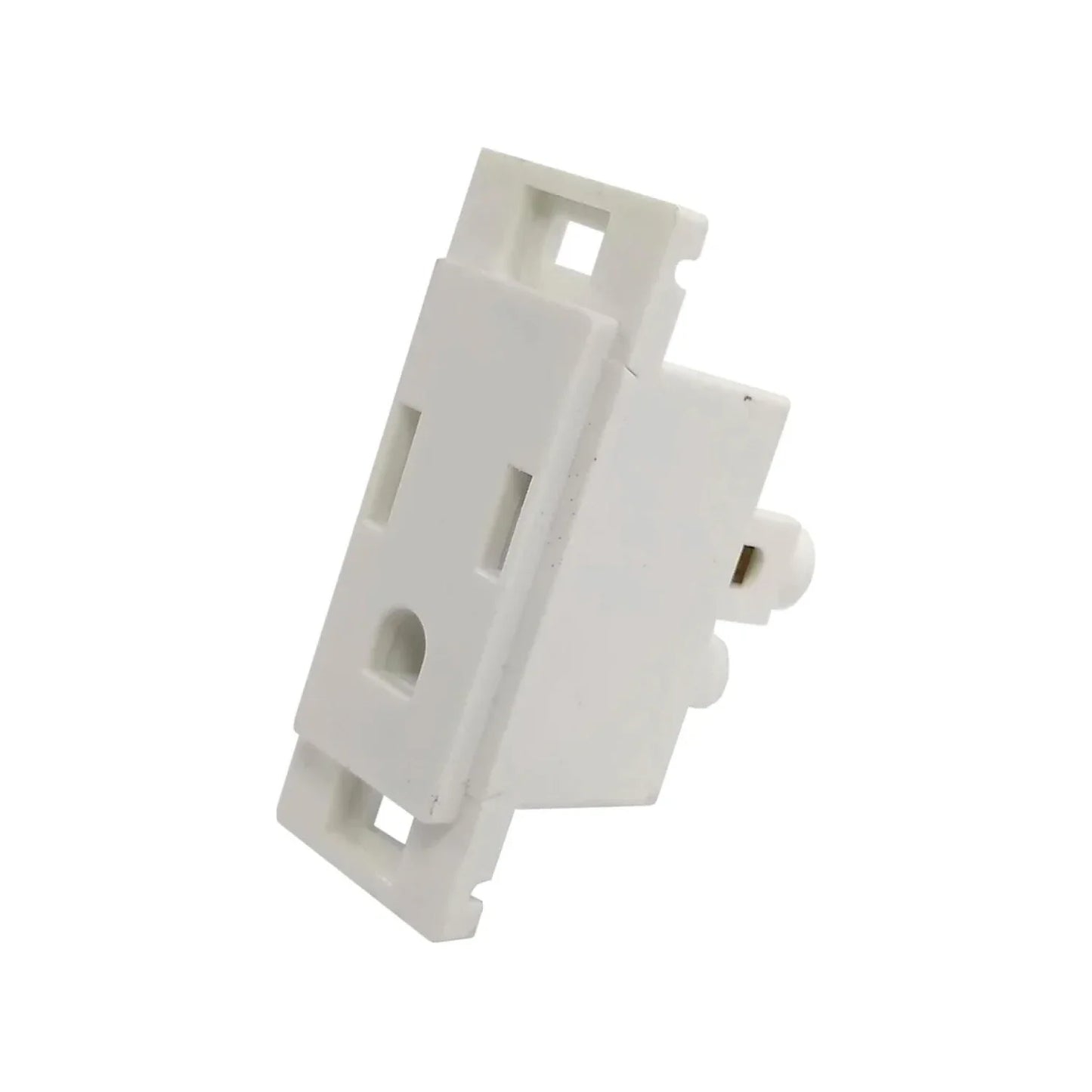 Contacto aterrizado blanco León LC01-B