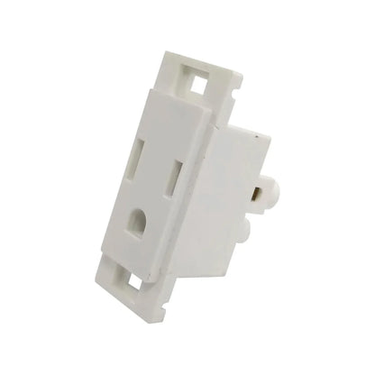 Contacto aterrizado blanco León LC01-B