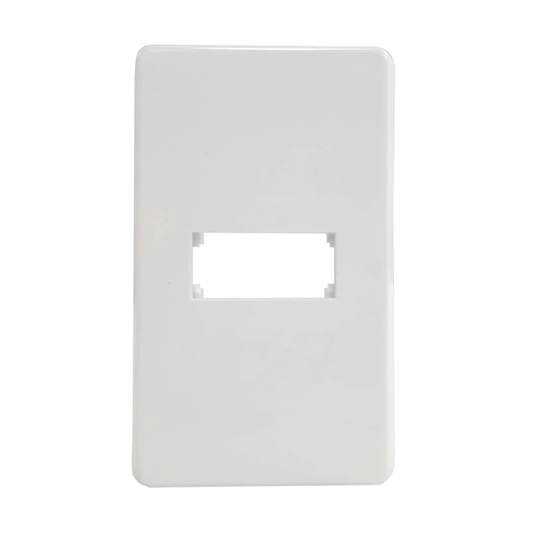 Placa 1 ventana blanca León LP-04B