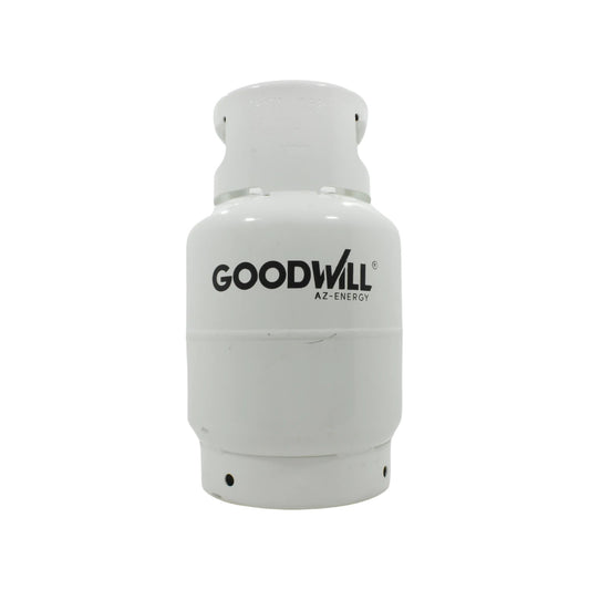 Tanque de gas LP blanco Goodwill AZ-ENERGY, cilindro de propano recargable