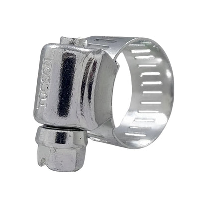 Abrazadera sin fin de acero galvanizado, ideal para mangueras de automoción y fontanería