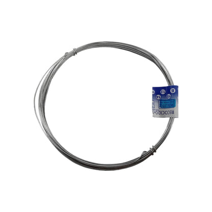 Rollito de alambre recocido gris metálico para construcción y amarres