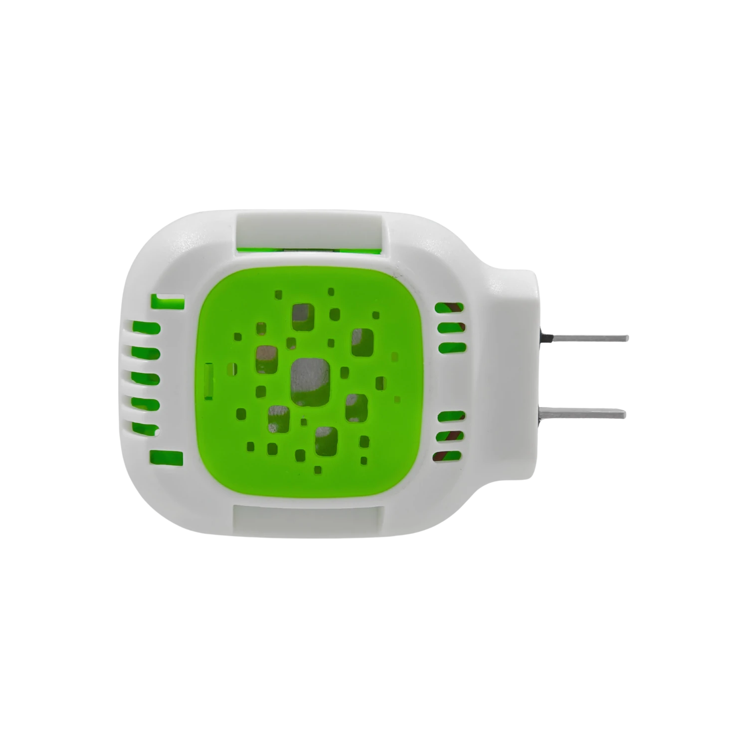 Repelente eléctrico Caza Moskitos, blanco y verde, de enchufe para mosquitos y otros insectos
