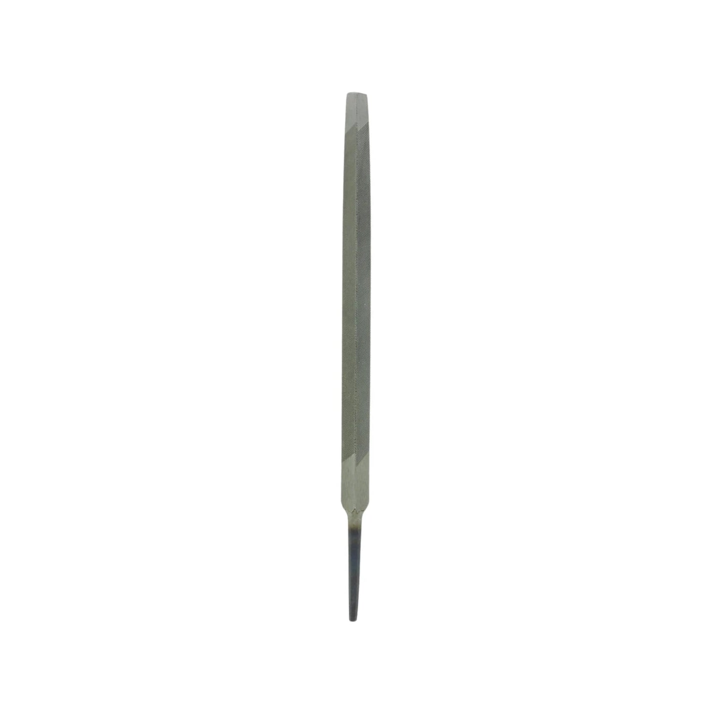 Lima triangular de acero de 7 pulgadas corte bastardo para desbaste y afilado de metales