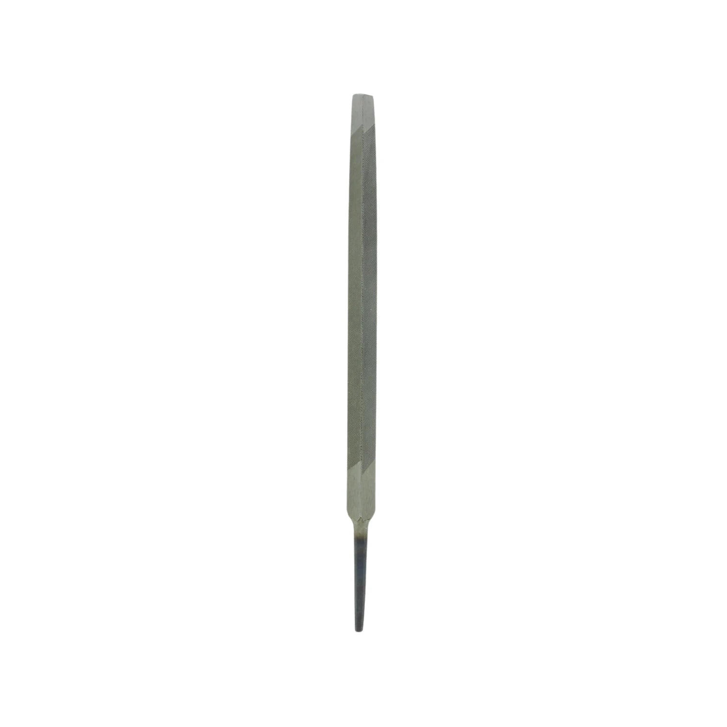 Lima triangular de acero de 7 pulgadas corte bastardo para desbaste y afilado de metales