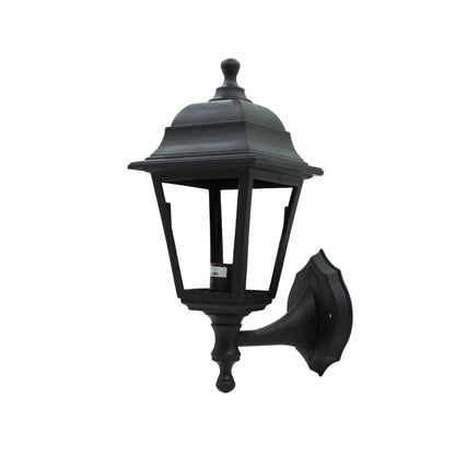 Lámpara farol clásico de pared plástico negro Santul 1230