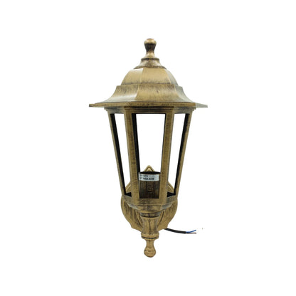 Lámpara farol colonial de pared plástico cobre Santul 1233