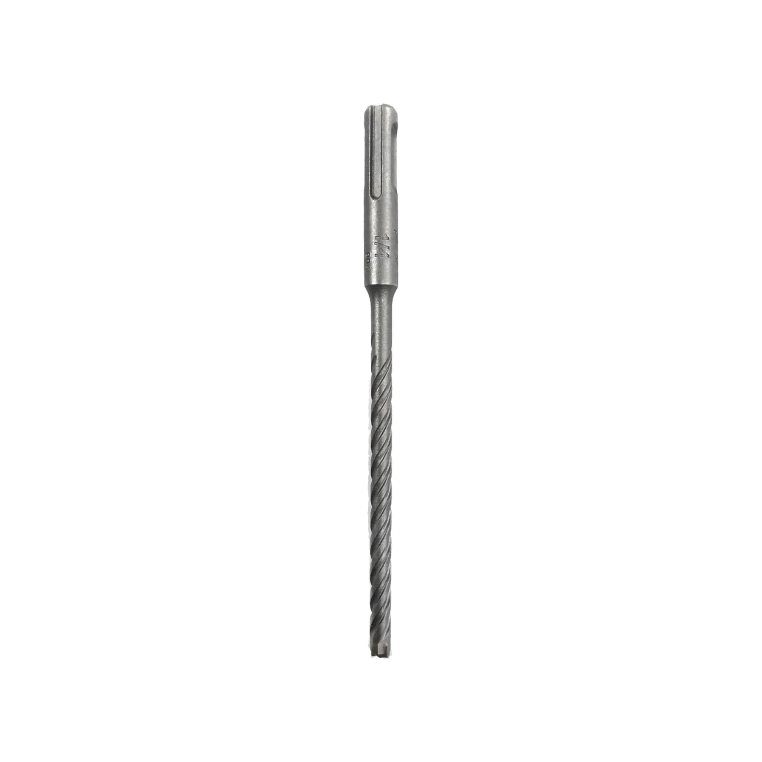 Broca SDS plus 1/4" para taladro percutor, ideal para concreto y mampostería