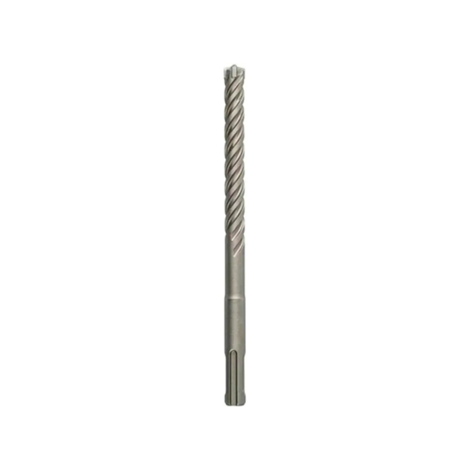Broca SDS Plus para concreto y mampostería, vástago estriado, punta de carburo, gris metálico, para taladro.