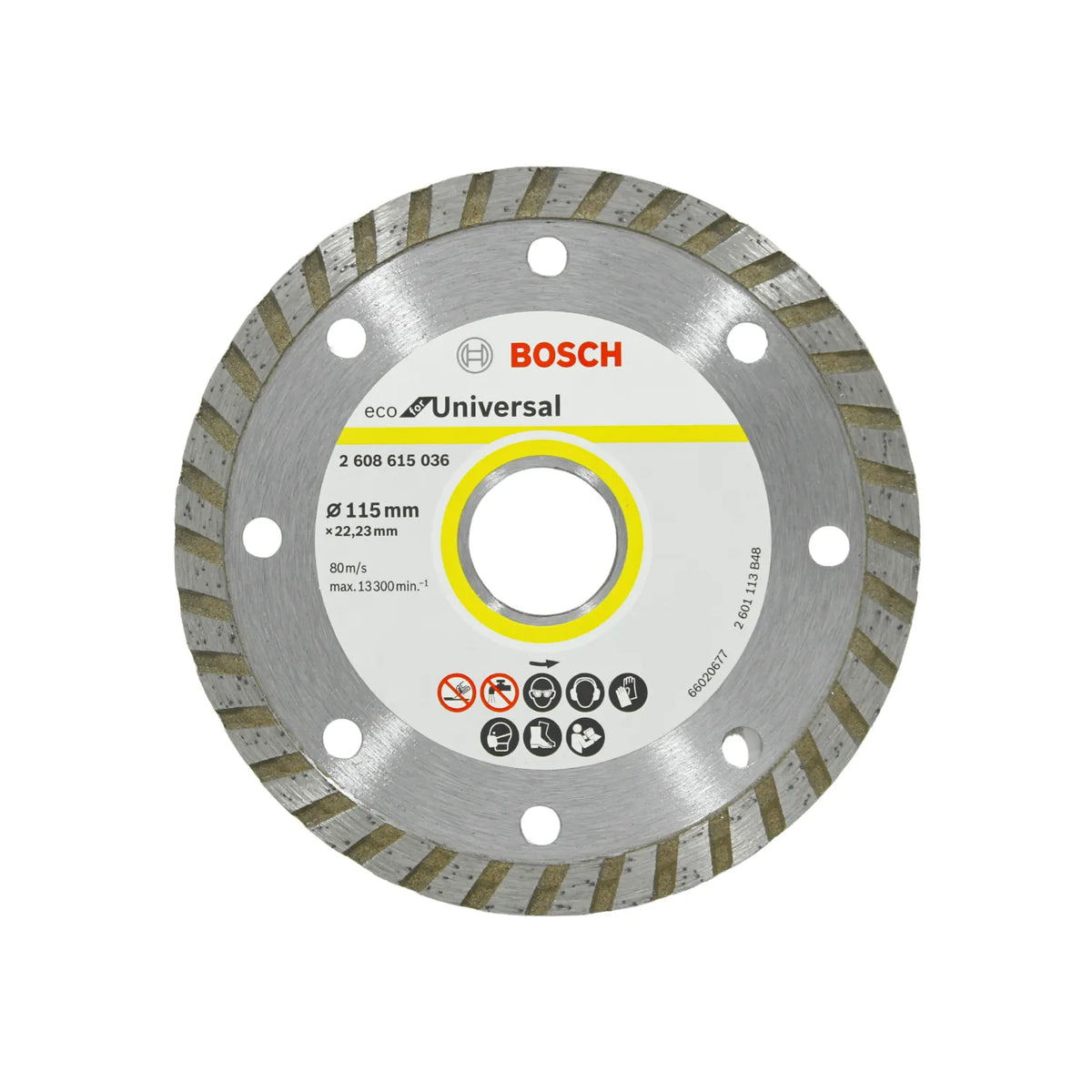 Disco de diamante Bosch eco for Universal 115mm x 22,23mm para corte en materiales de construcción y amoladora