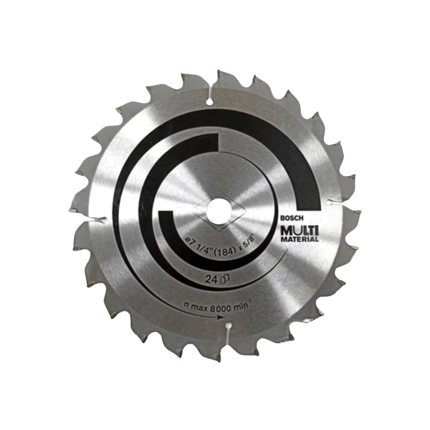 Disco sierra circular Bosch 7 1/4" de 24 dientes para múltiples materiales