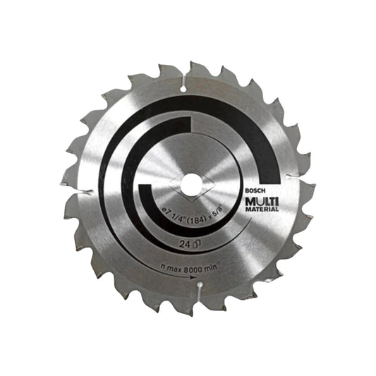 Disco sierra circular Bosch 7 1/4" de 24 dientes para múltiples materiales