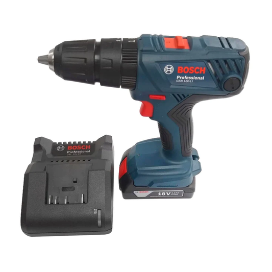 Rotomartillo inalámbrico 1/2" 18 V Bosch GSB 180-li 06019f83G3