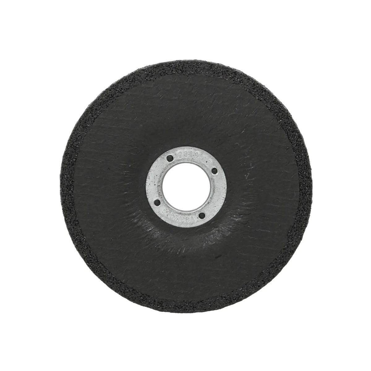 Disco de desbaste abrasivo negro con centro metálico para amoladora angular y pulido de mampostería
