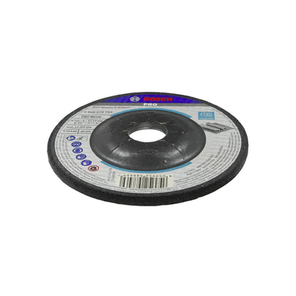 Disco Bosch PRO desbaste de metal 115mm x 6mm x 22.23mm para amoladora angular 13300 RPM
