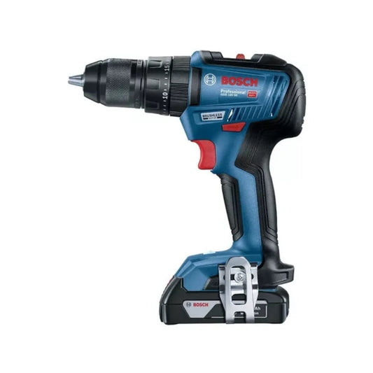 Rotomartillo inalámbrico Bosch Professional azul 18V brushless con broquero 1/2" para perforación y percusión