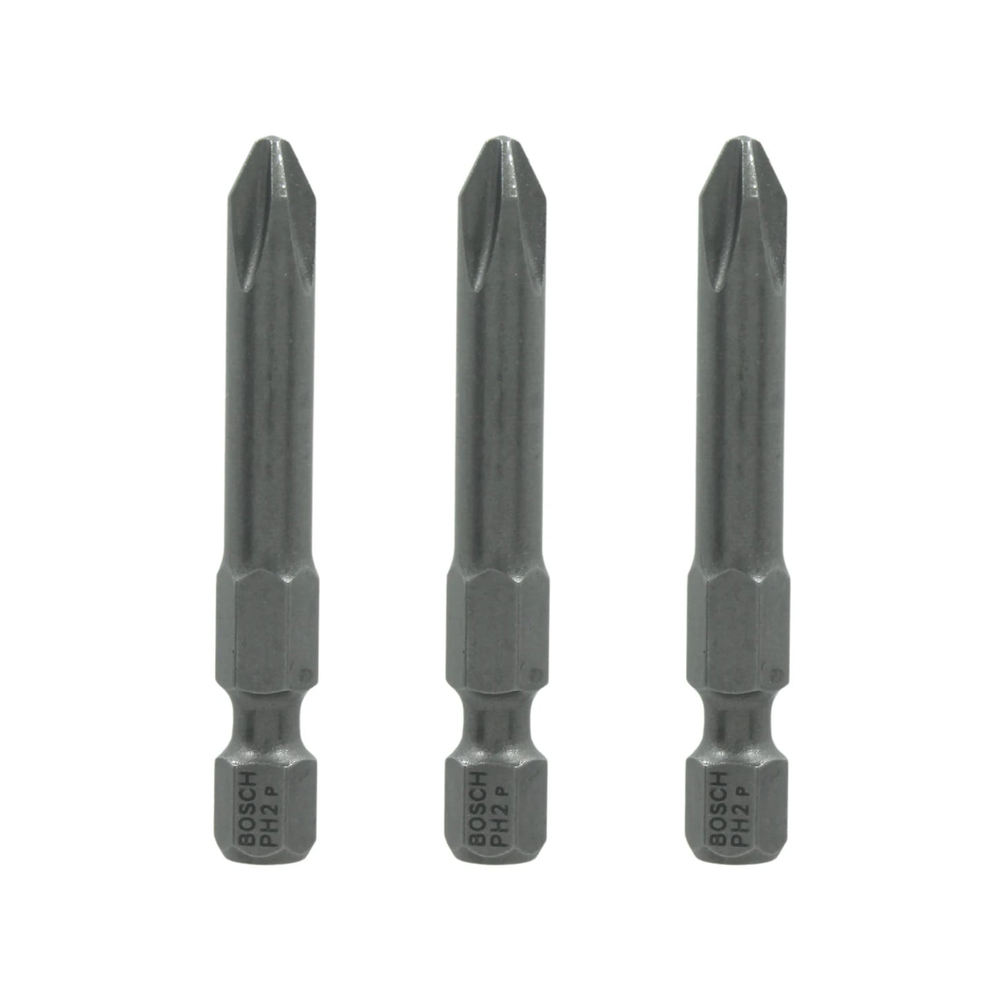 Juego de puntas 3 piezas 49 mm PH2 Bosch 2607001528