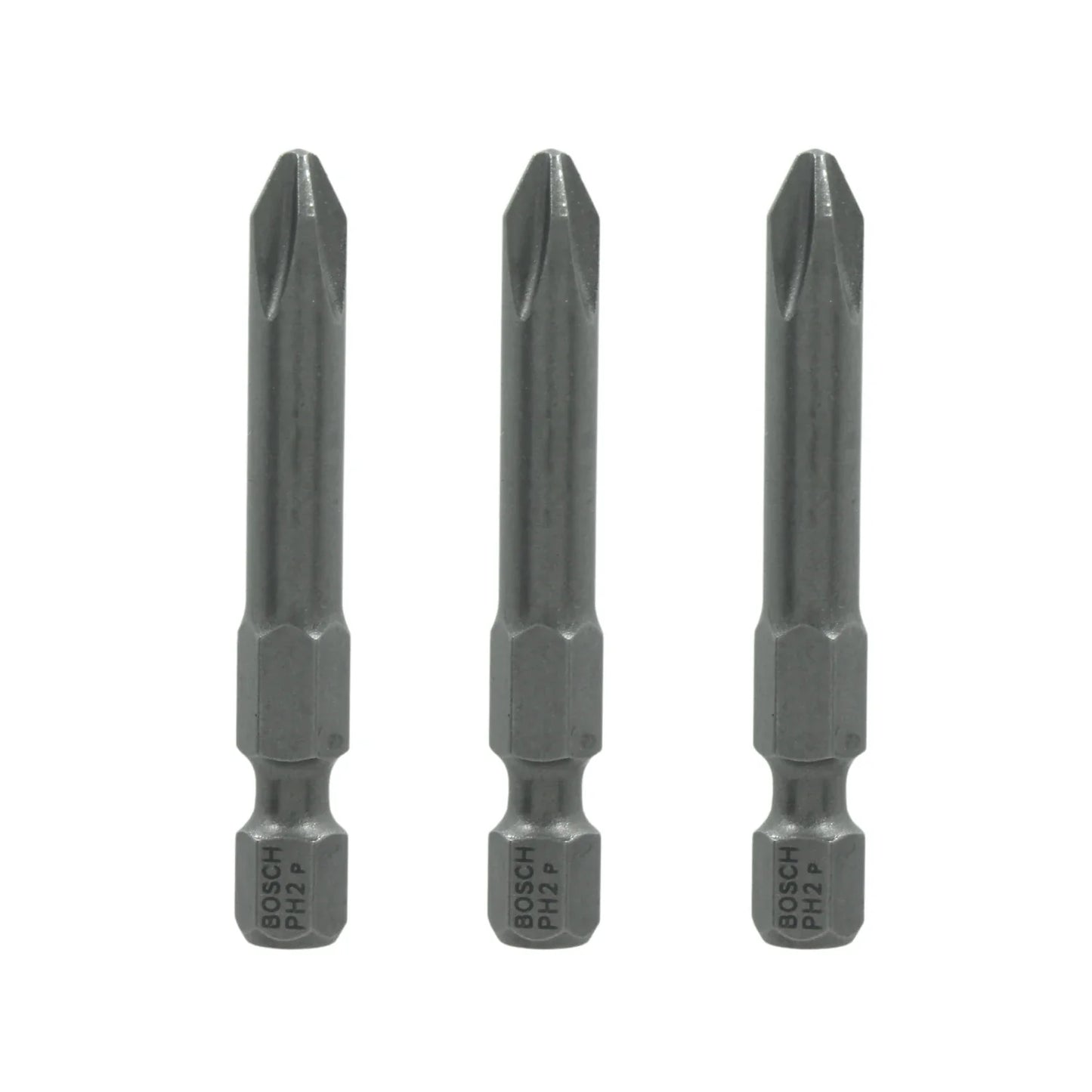 Juego de puntas 3 piezas 49 mm PH2 Bosch 2607001528