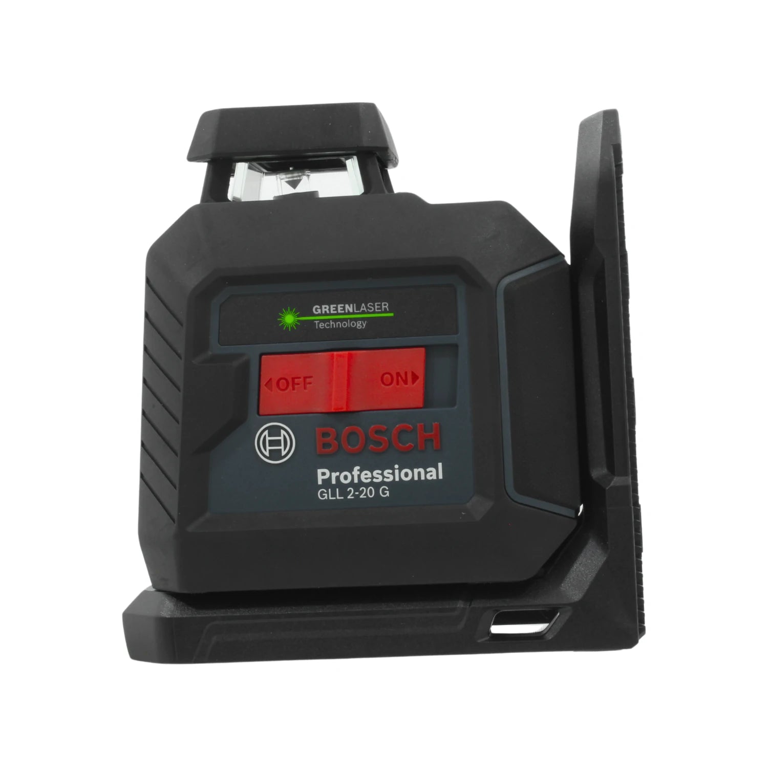 Nivel láser Bosch GLL 2-20 G profesional verde de 20 metros, autonivelante, para construcción y mediciones precisas.