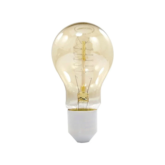 Lámpara vintage 40 W incandescente ámbar filamento de carbón Adir 5760