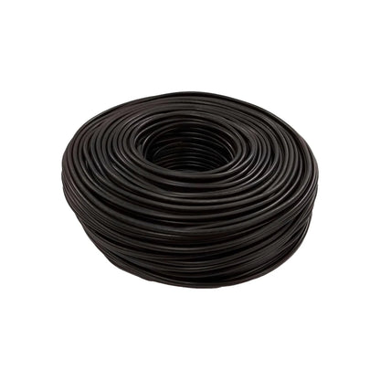 Rollo de cable eléctrico negro, bobina de alambre conductor para instalaciones