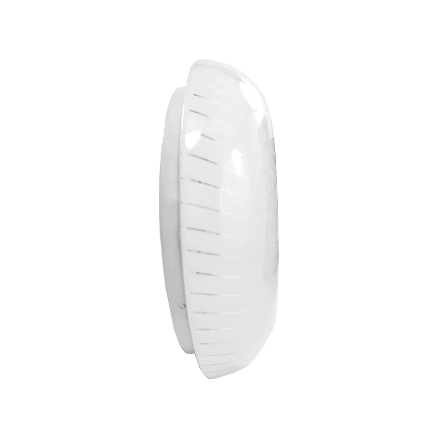 Plafón LED blanco redondo 18W para sobreponer, con difusor texturizado, ideal iluminación interior