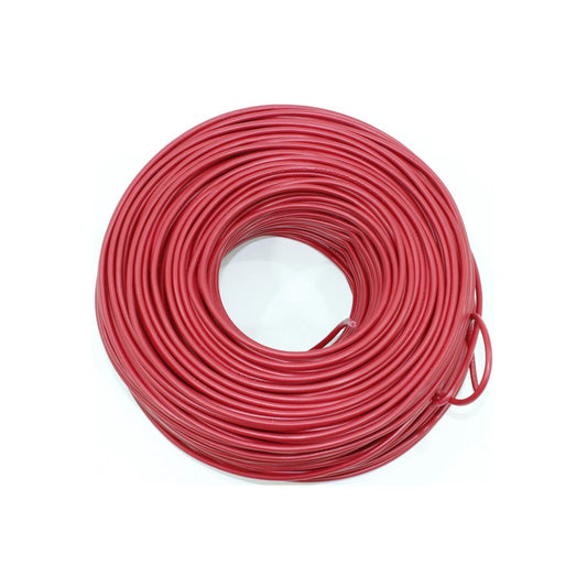 Cable eléctrico rojo en rollo, para instalaciones eléctricas residenciales y comerciales