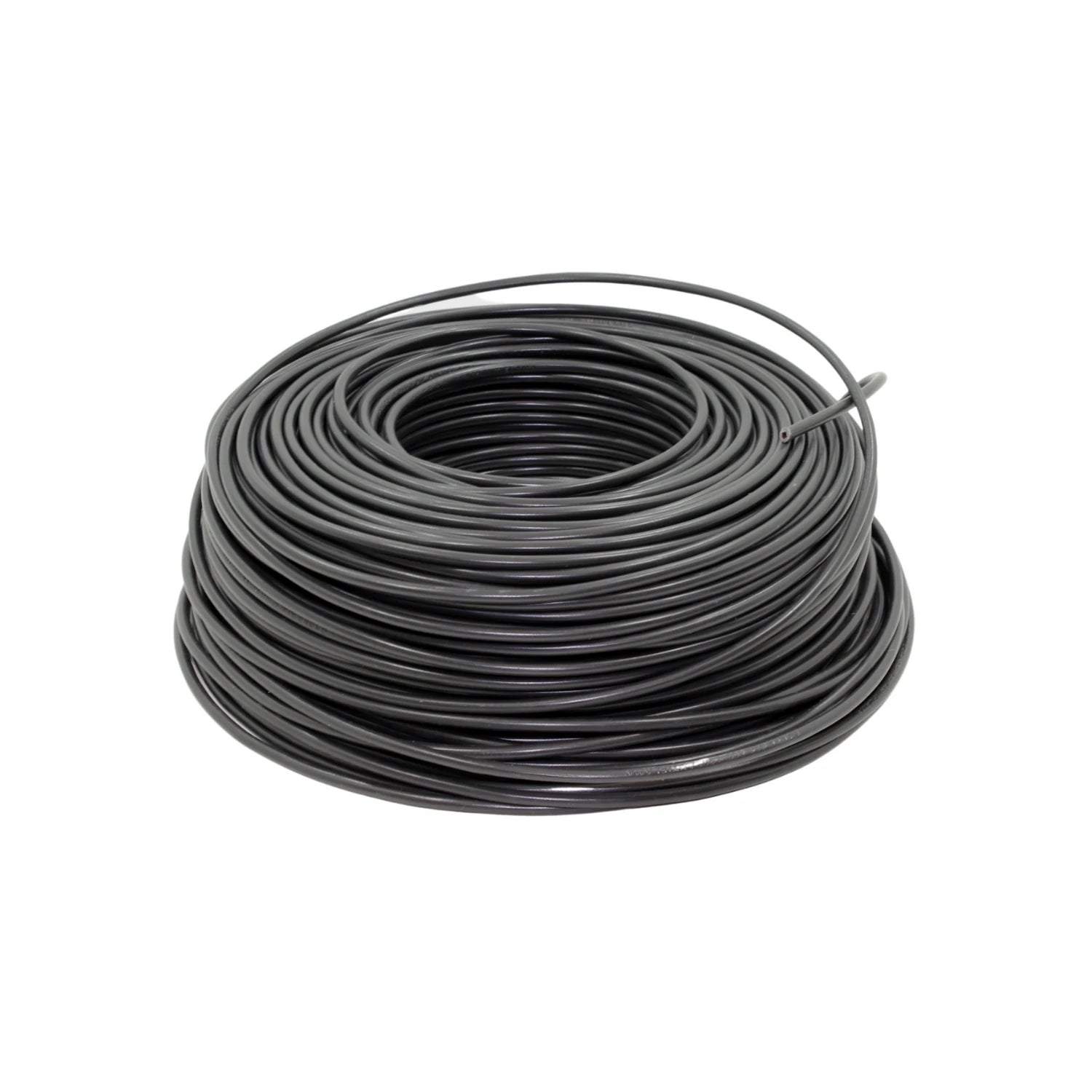 Rollo de cable eléctrico negro calibre 14, 100 metros para instalaciones eléctricas