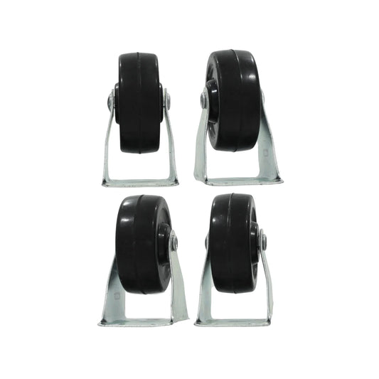 Rodaja placa fija 3" caja con 4 piezas Adir 9137