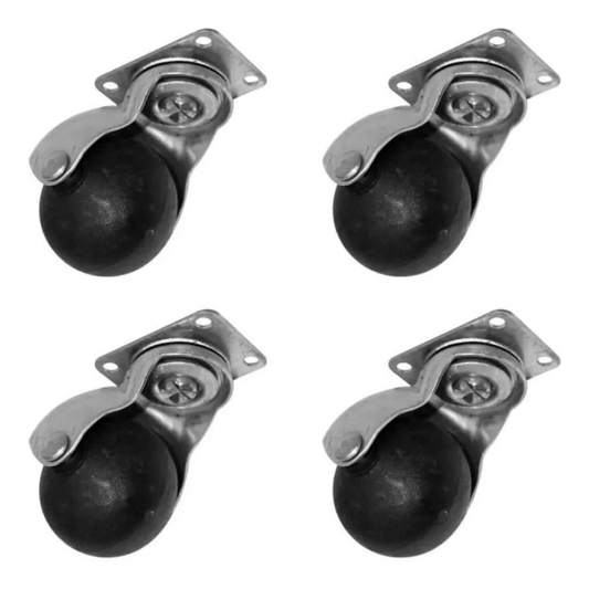 Rodaja de esfera 2" giratoria 4 piezas Adir 9141