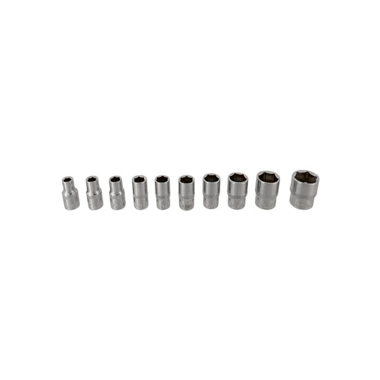 Juego de dados estándar 1/4" 10 piezas Adir 11528