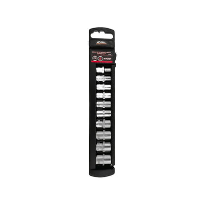 Juego de dados milimétricos 1/4" 10 piezas Adir 11529