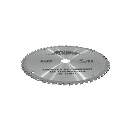 Disco sierra circular 10" de 60 dientes para madera Adir 15402