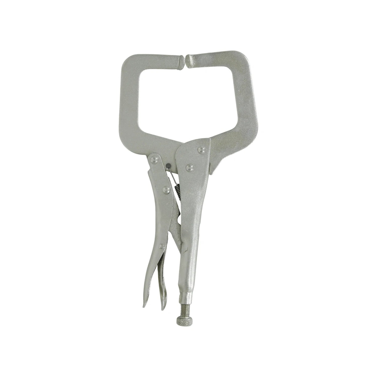 Pinza de presión tipo C metálica, herramienta de apriete y sujeción ajustable para taller y soldadura.