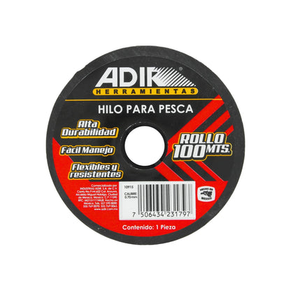 Hilo para pescar .70 mm x 100 azul Adir 10915