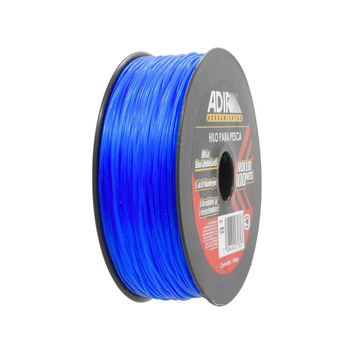 Hilo para pescar 1.0 mm x 100 azul Adir 10918