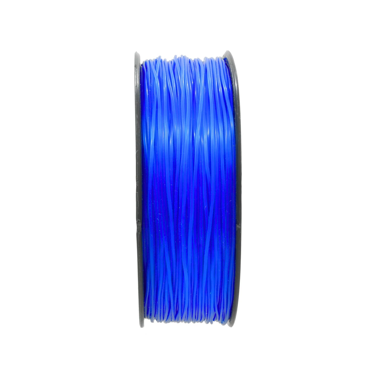 Bobina de hilo de pescar azul vibrante de 1.0 mm, carrete oscuro, ideal para pesca deportiva