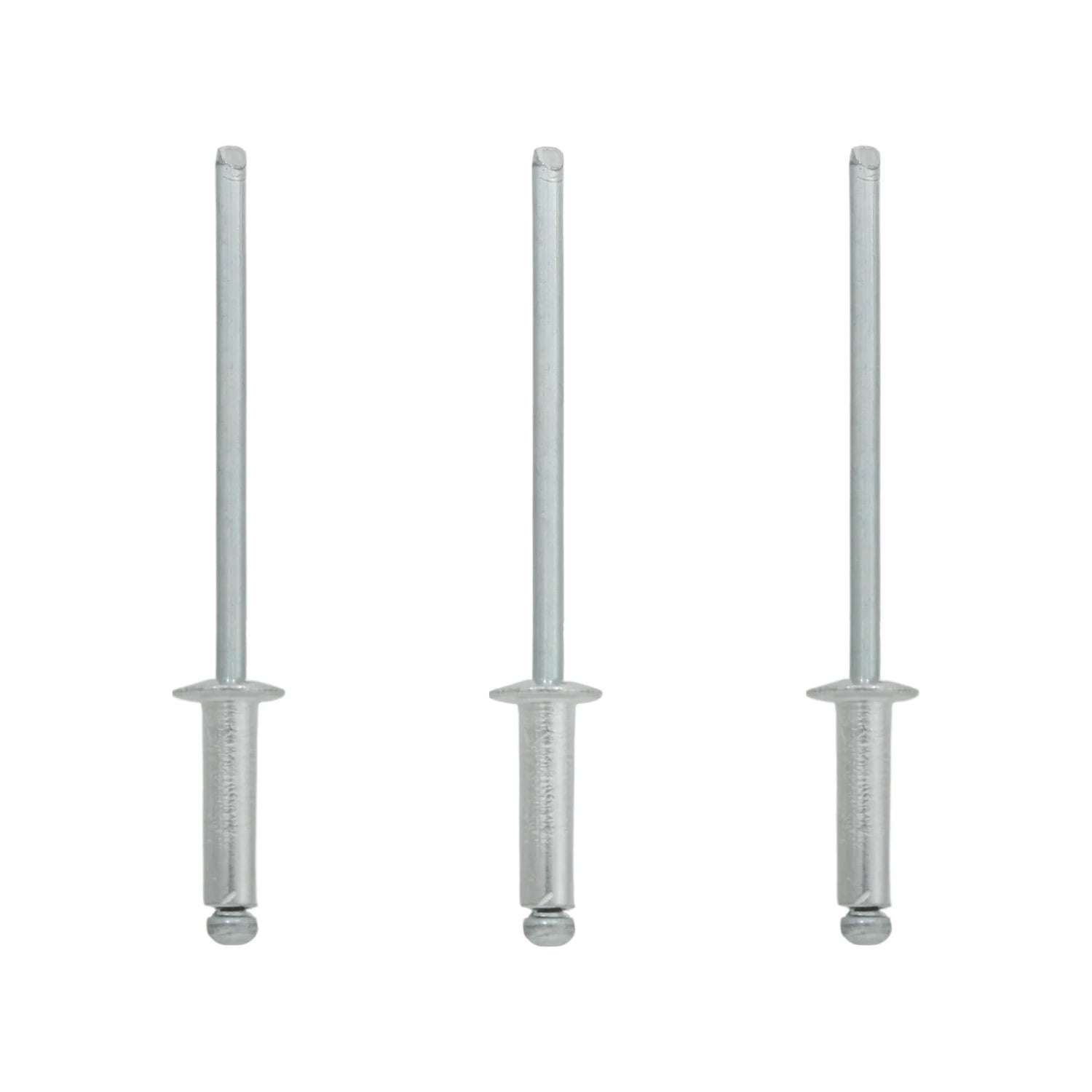 Tres remaches ciegos metálicos de 1/8x1/4x5/16 pulgadas (8 mm) para fijación de piezas