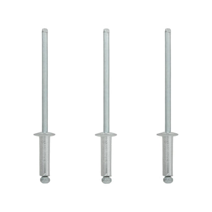 Tres remaches ciegos metálicos de 1/8x1/4x5/16 pulgadas (8 mm) para fijación de piezas