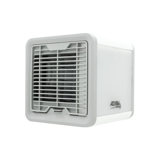 Enfriador de aire mini 3 en 1 Adir 4820 portátil, diseño compacto blanco y gris para uso personal