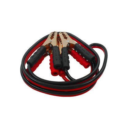 Pasa corriente 2 metros para auto, cables de arranque rojo y negro con pinzas aisladas